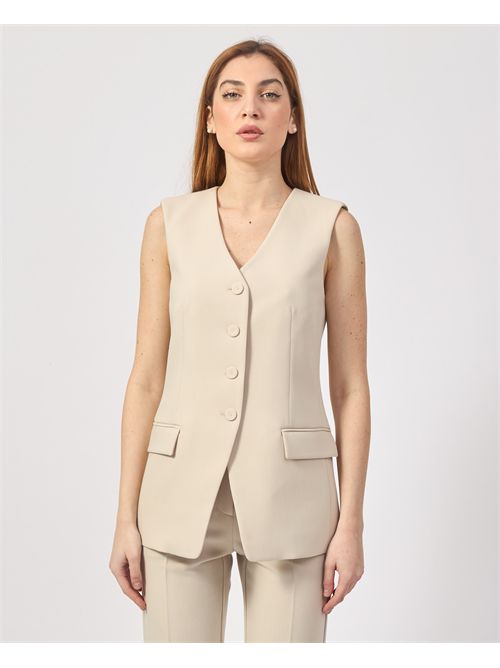 Patrizia Pepe tailored vest with FLy PATRIZIA PEPE | 8S0538-A533B814